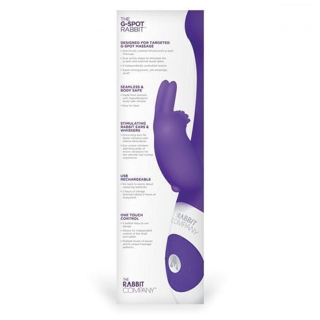 Кролик-вибратор для двойного проникновения, фиолетовый Rabbit Essentials RR-005-PUR - Rabbit Essentials - Вибраторы-кролики - Купить