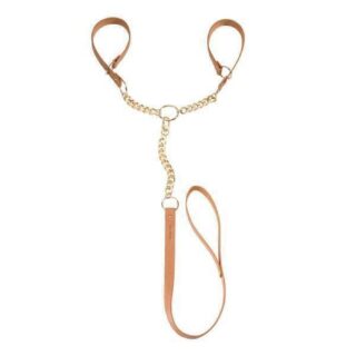 Bijoux Наручники с петлей коричневые