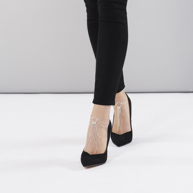 Цепочка на щиколотку Bijoux Indiscrets Magnifique Feet Chain - Silver