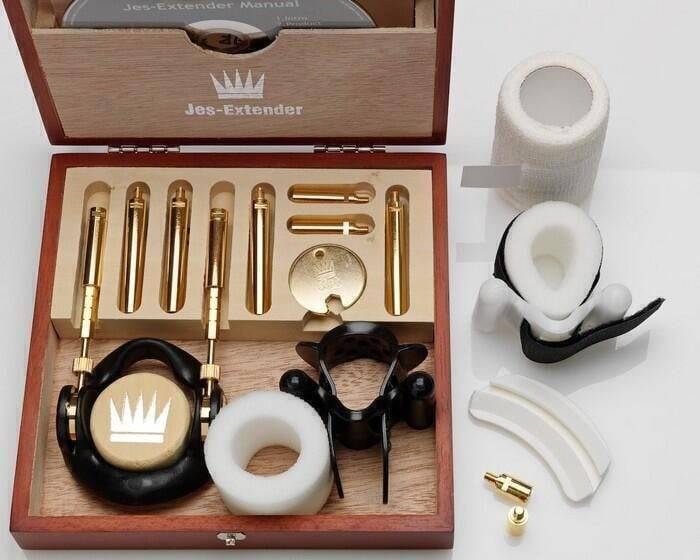 Устройство для увеличения пениса Jes-Extender Gold, золотой