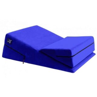 Liberator Wedge/Ramp Combo Подушка для любви комбо большая+малая, синяя микрофибра