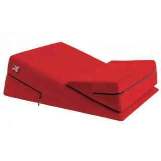 Liberator Wedge/Ramp Combo Подушка для любви комбо большая+малая, красная микрофибра