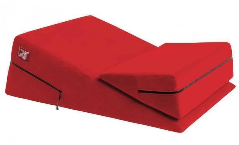 Liberator Wedge/Ramp Combo Подушка для любви комбо большая+малая, красная микрофибра