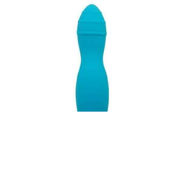 Вибратор с ротацией ECSTASY Deluxe Rippled Vibe blue Aphrodisia
