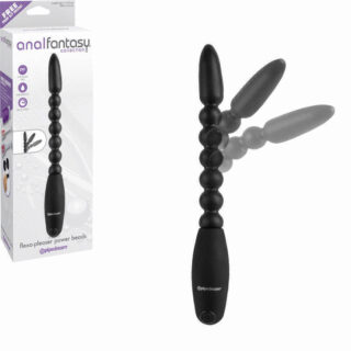 Анальный вибростимулятор с гибким хребтом Pipedream Anal Fantasy Flexa-Pleaser Power Beads