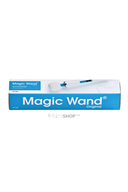 Вибромассажер Magic Wand Original HV-260, 36 см, белый от IntimShop