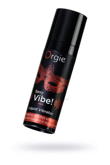 Гель для массажа Orgie Sexy Vibe Hot с разогревающим и вибрирующим эффектом, 15 мл