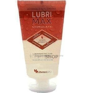 Интимный гель-смазка ИнтелБИО Lubrimax Stimulate на водной основе с согревающим эффектом, 150 мл