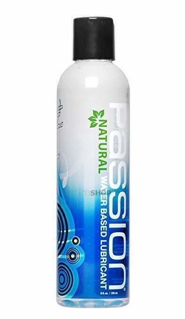 Натуральная смазка Passion Natural Water-Based Lubricant, на водной основе, 236 мл от IntimShop