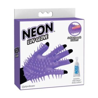 Перчатка для чувственного массажа Pipedream Neon Luv Glove