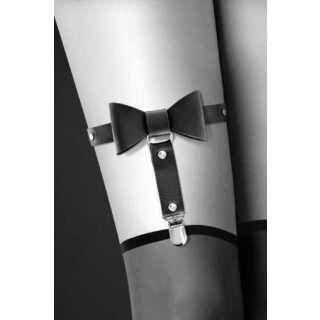 Гартер Bijoux Pour Toi с бантиком, черный