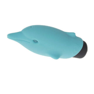 Мини-вибростимулятор Дельфин Adrien Lastic Pocket Dolphin, голубой