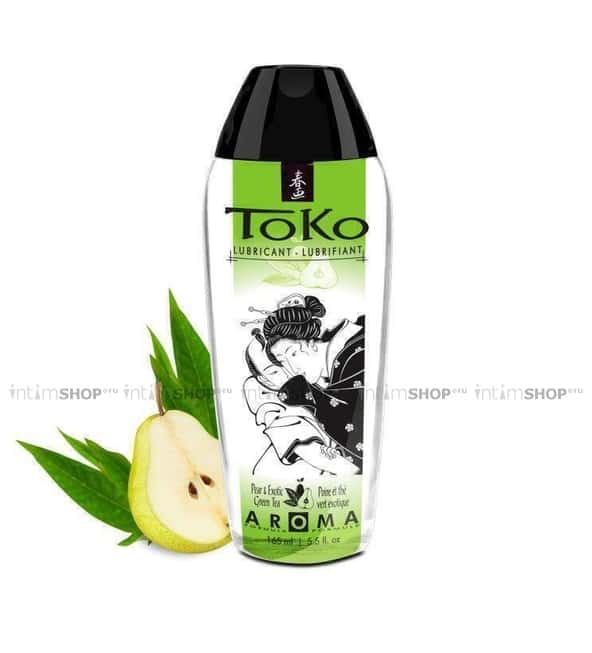 Интимный гель серии TOKO AROMA: аромат PEAR & EXOTIC GREEN TEA, 165 мл
