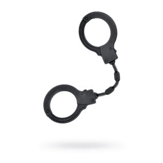 Силиконовые наручники A-Toys by TOYFA, силикон, черные, 33 см
