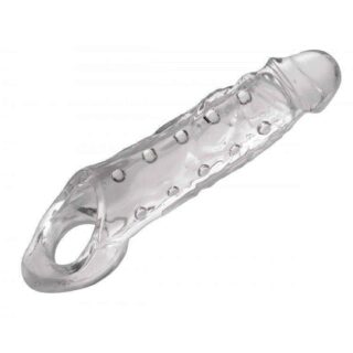 Насадка на пенис с поддержкой мошонки Size Matters Clearly Ample Penis Enhancer