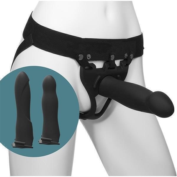 Набор универсальных полых страпонов Doc Johnson Body Extensions™ BE Ready Black