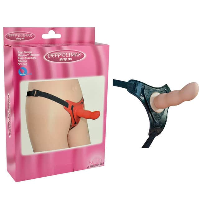 Страпон Strap-on Curved Dong Flesh Aphrodisia