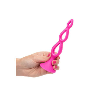 Анальная елочка Booty Call® Silicone Triple Probe, розовый