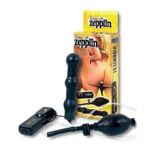 Анальная Пробка Zepplin Black Inflatable Anal Wand Seven Creations черный