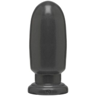 Анальная пробка Doc Johnson American Bombshell Shell Shock Large Gun Metal, черная