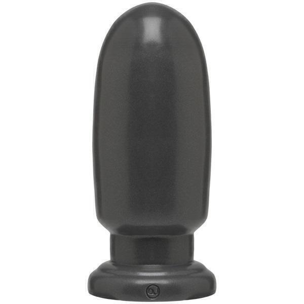 Анальная пробка Doc Johnson American Bombshell Shell Shock Large Gun Metal, черная