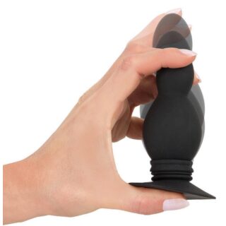Анальная пробка Bouncing Plug by Black Velvets с пружинным механизмом
