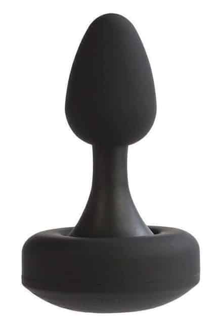 Анальная пробка California Exotic Novelties Flexi Risque с вибрацией, черная