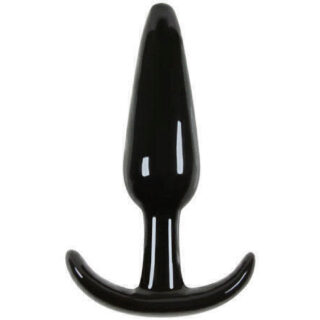 Анальная пробка для ношения NS Novelties Jelly Rancher Smooth, чёрный