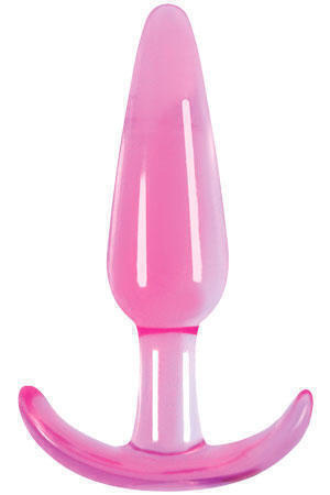Анальная пробка для ношения NS Novelties Jelly Rancher Smooth, розовая
