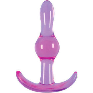 Анальная пробка NS Novelties Jelly Rancher Wave T Plug гладкая, фиолетовая
