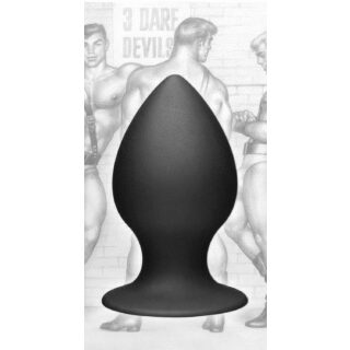 Анальная пробка Tom of Finland Large Silicone Anal Plug, черный