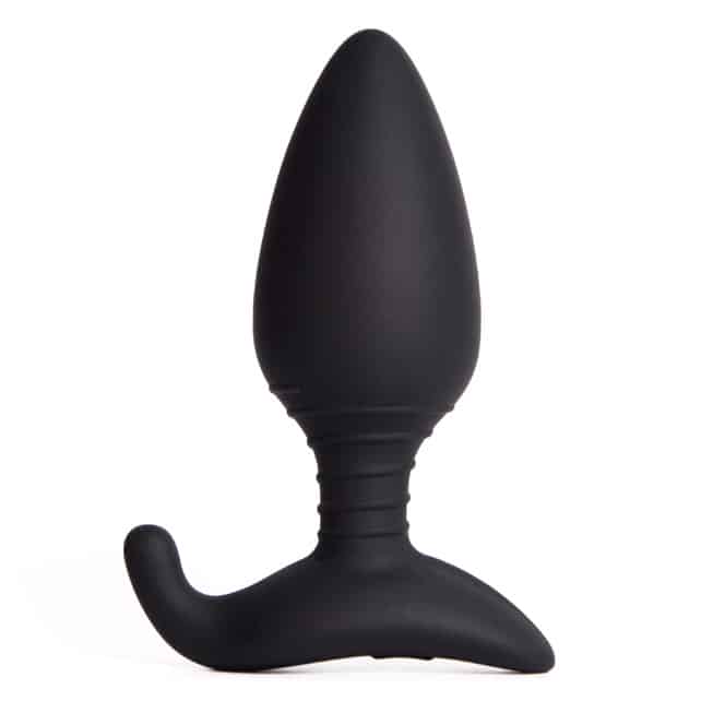 Анальная пробка Lovense Hush Size - L на дистанционном управлении, 4.5 cм черная