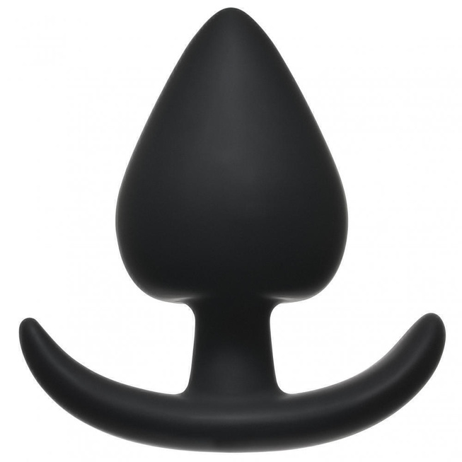 Анальная пробка Lola Toys Black Edition Medium, черная