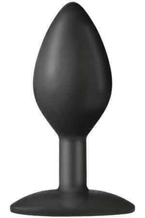 Анальная пробка Doc Johnson Platinum Premium Silicone The Mini's Spade M, черная