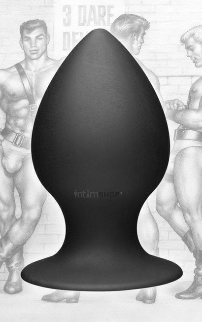 Анальная Пробка Large Silikon Anal Plug Tom of Finland черный от IntimShop