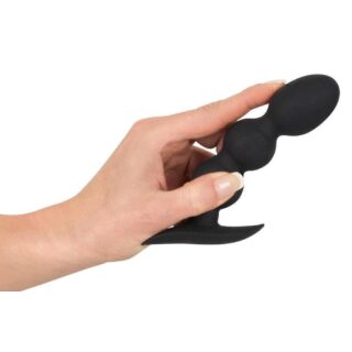 Анальная втулка Black Velvet Analplug „Heavy Beads“ 145г