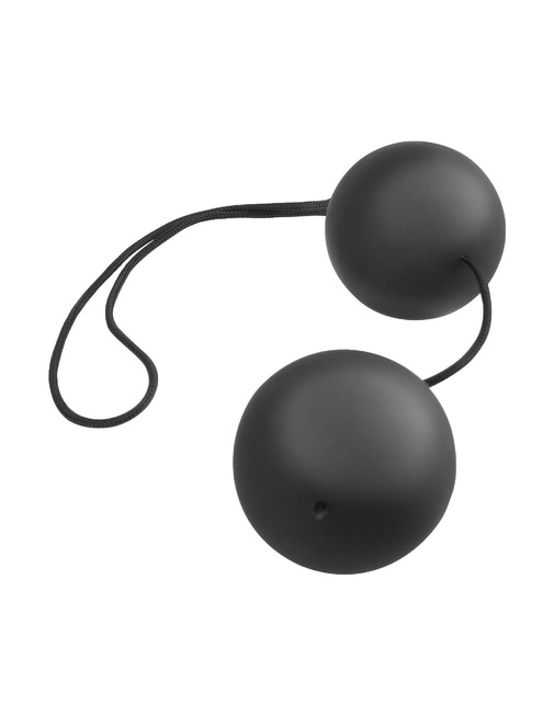 Анальные шарики Fantasy Collection Vibro Balls черный