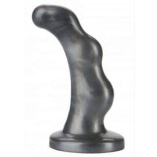 Анальный стимулятор для массажа простаты Doc Johnson Platinum Premium Silicone The P-Spot, серый