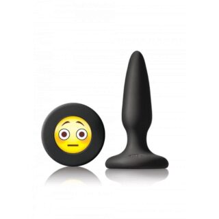 Анальный стимулятор NS Novelties Mojis Plug OMG, черный