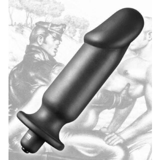 Анальный вибратор Tom of Finland Silicone Vibrating Anal Plug гладкий, черный