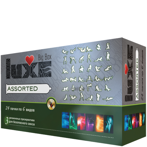 Презервативы LUXE №3 Big Box AssortedLuxe, разнорельефные от IntimShop