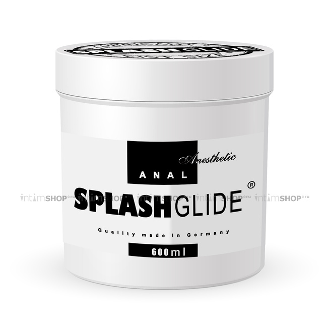 Лубрикант Splashglide Анальный Фистинг обезболивающий, на водной основе, 600 мл