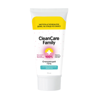 Очищающий гель CleanCare Family с антибактериальным эффектом, 75 мл