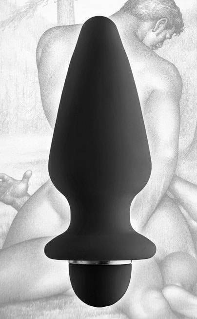 Большая анальная вибропробка Tom of Finland 5X Silicone Anal Plug