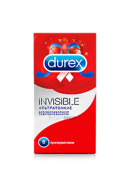 

Презервативы Durex N6 Invisible ультратонкие