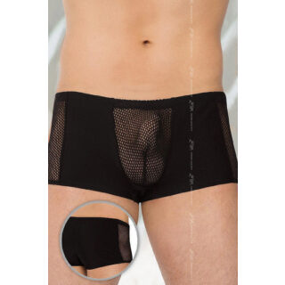 Шорты мужские с сеткой SoftLine Collection, чёрный, XL
