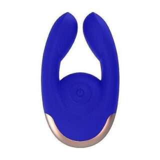 Клиторальный стимулятор Dual Motor Clitoral Stimulator Fancy, синий