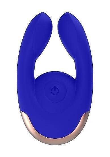 Клиторальный стимулятор Dual Motor Clitoral Stimulator Fancy, синий