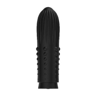 Вибропулька Turbo Rechargeable Bullet Lush Black Shotsmedia