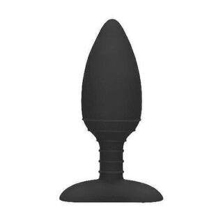 Анальный стимулятор Heating Anal Butt Plug Glow Black Shotsmedia